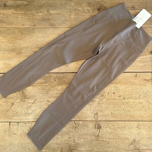 NEW Fabletics PureLuxe High-Waisted Pocket 7/8 Legging - DESERT SHADOW (24”)